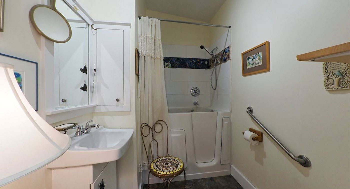 bathroom renovation victoria bc walk in shower handicap friendly
